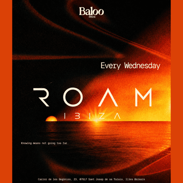 Cartel de ROAM Ibiza