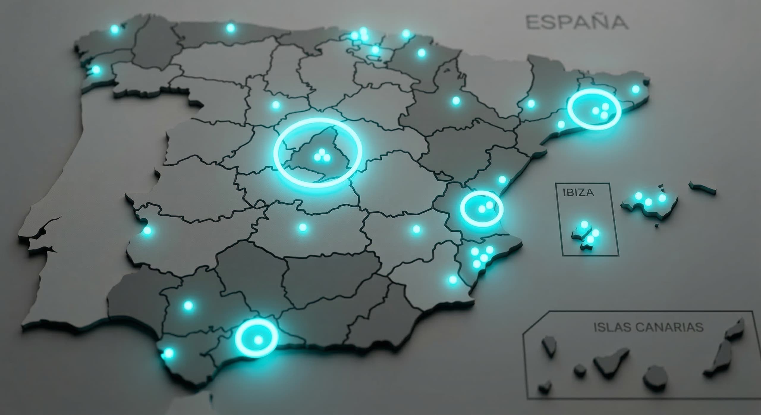Mapa interactivo geolocalizado de eventos y discotecas