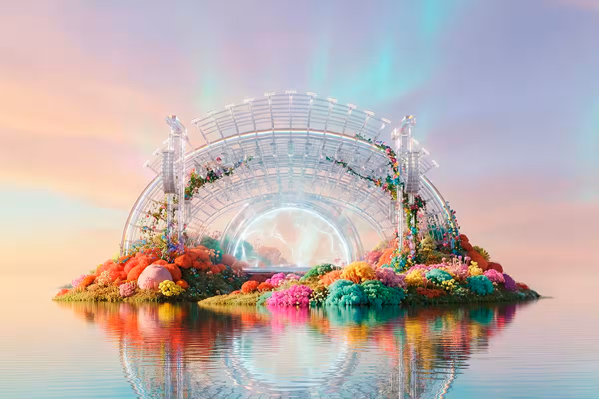 Cartel alternativo 2 del evento Elrow en Ushuaïa