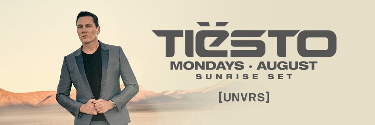Cartel alternativo 2 del evento Tiësto at UNVRS