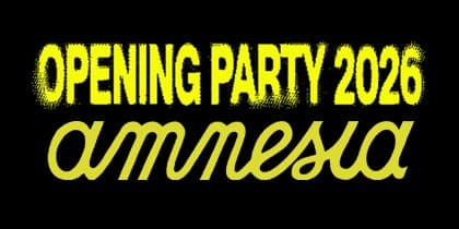 Cartel alternativo 2 del evento Amnesia Ibiza Opening Party