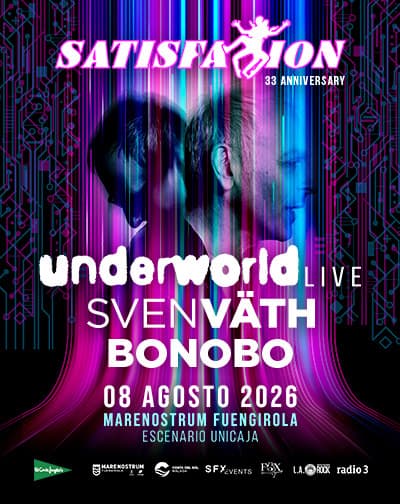 Concierto Underworld - Marenostrum Fuengirola