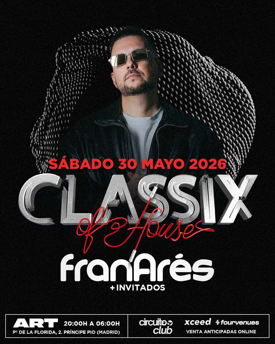 Cartel de CLASSIX of House: Fran Arés (Triple Set)