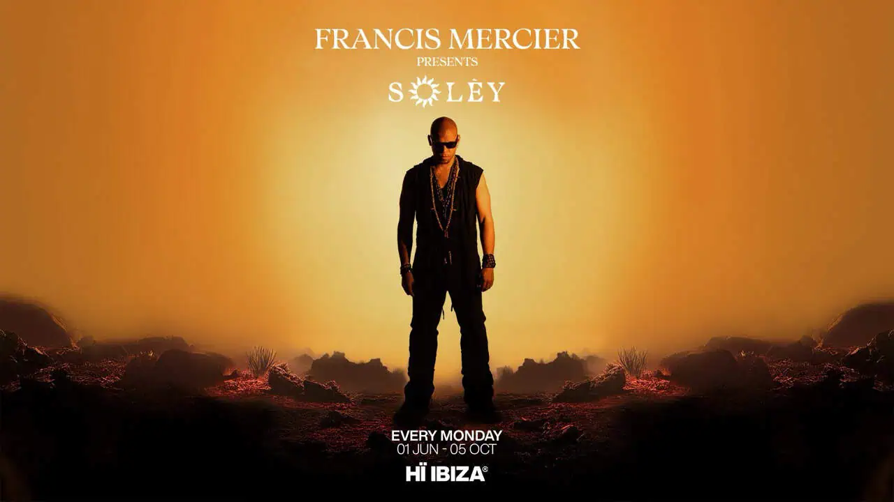 Flyer de Francis Mercier Presents Solèy
