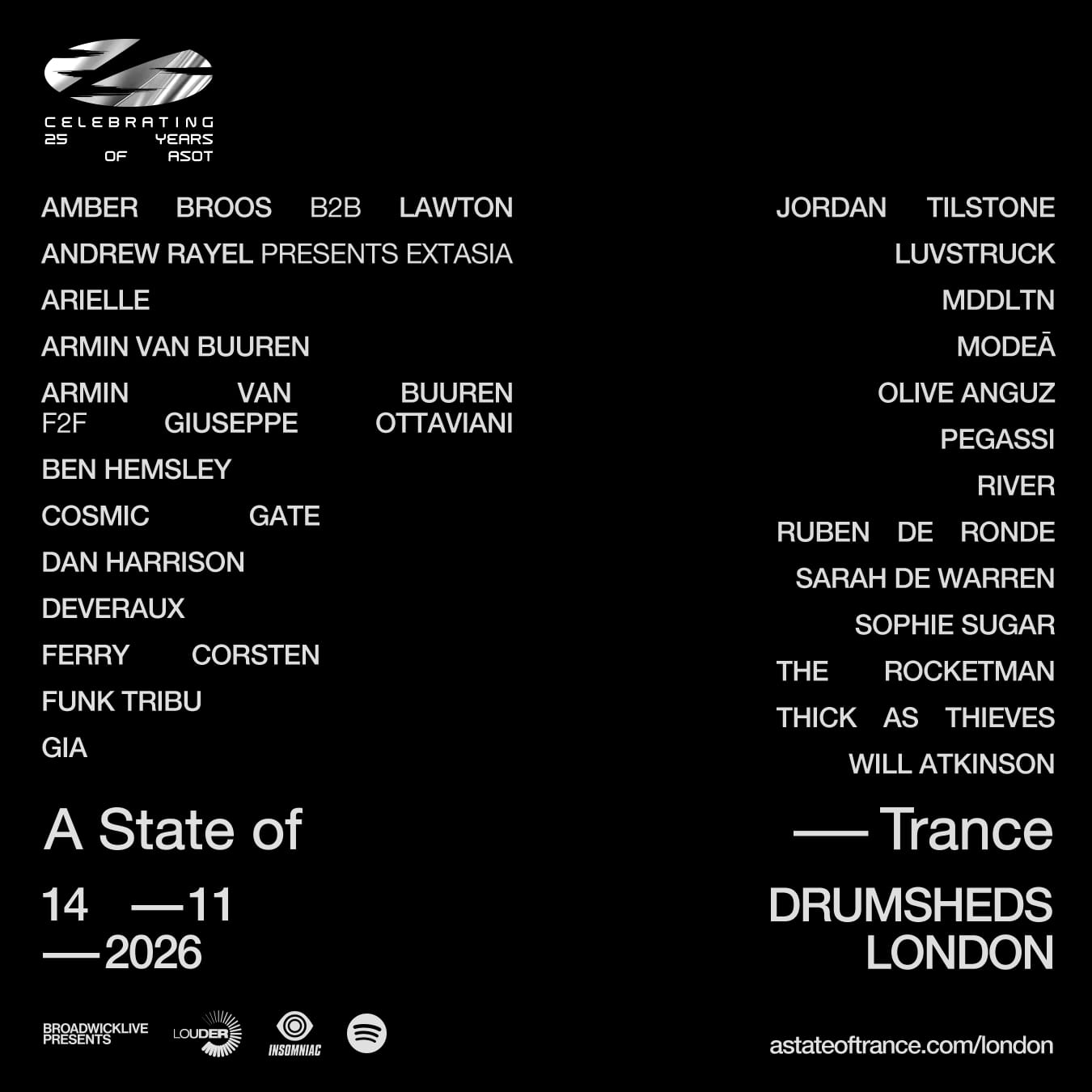 Cartel de A State of Trance London 2026