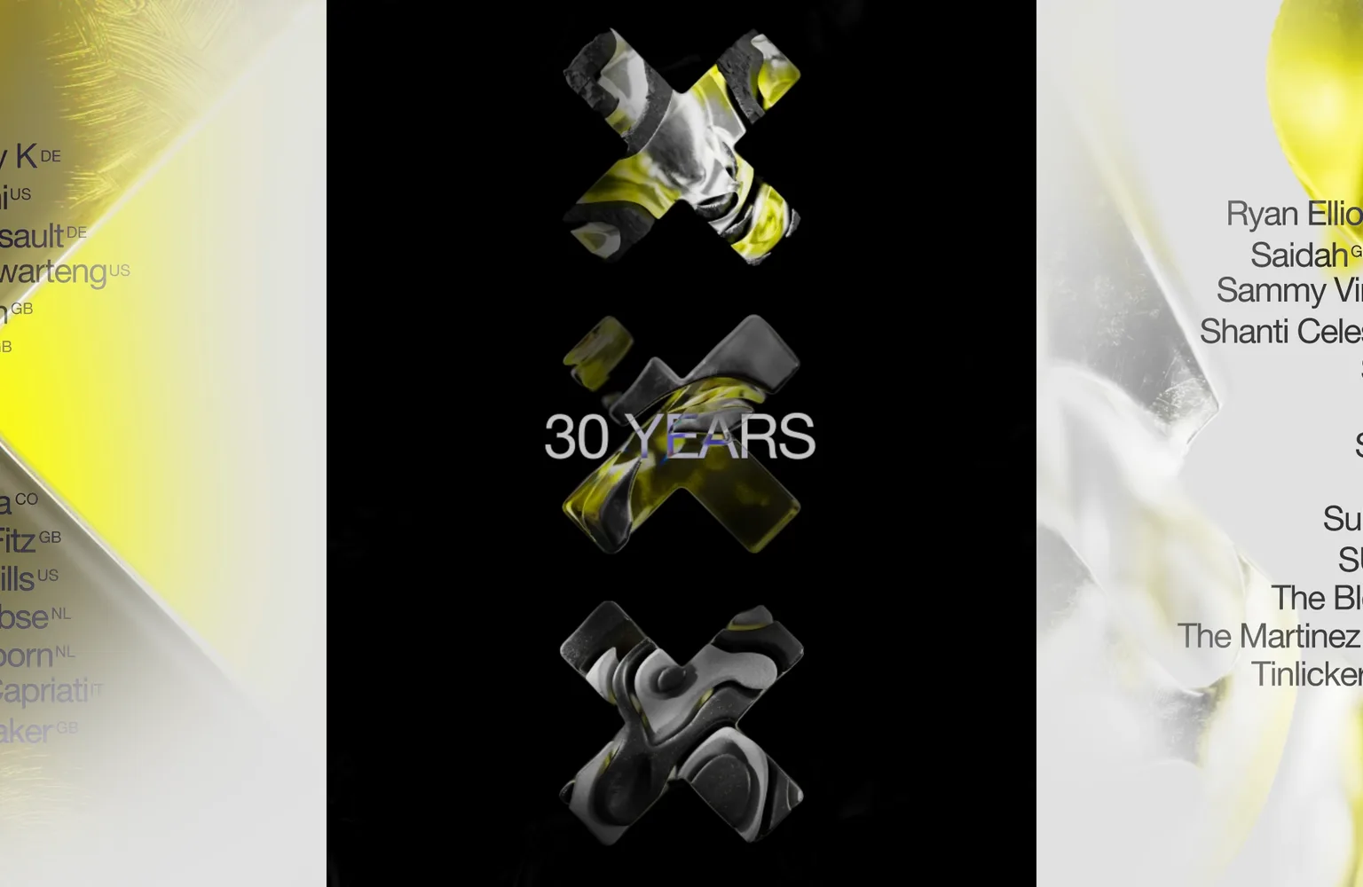 Cartel 2 de 30 YEARS ADE 2026 - Jueves 22