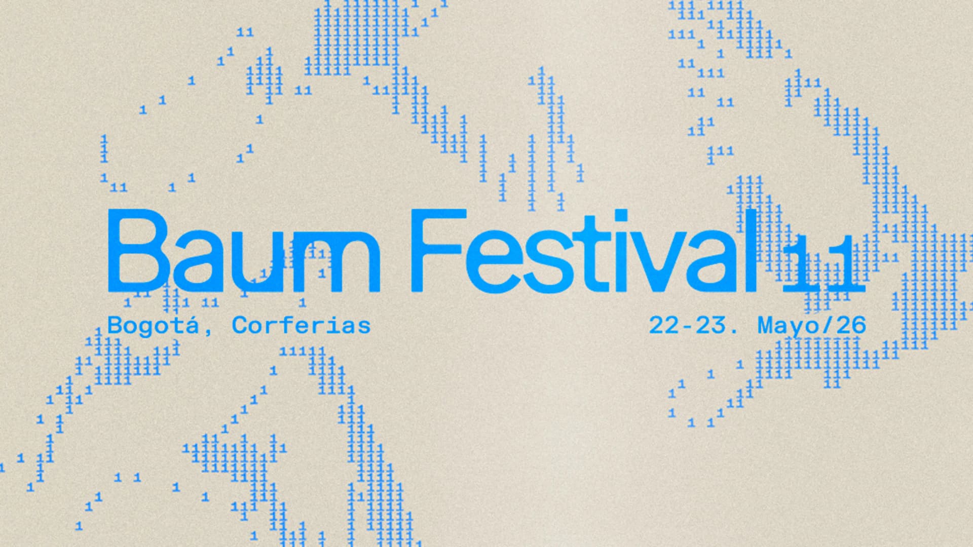 Cartel 2 de Baum Festival 2026 - 23 Mayo