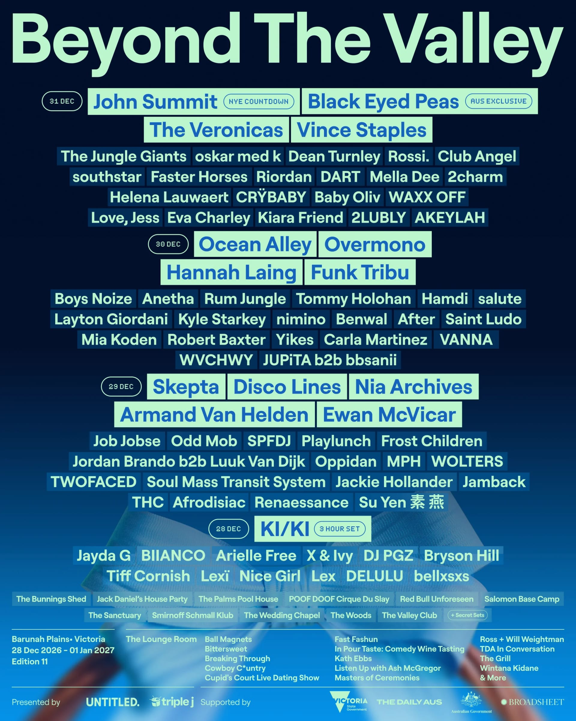 Beyond The Valley 2026 - Lunes 28