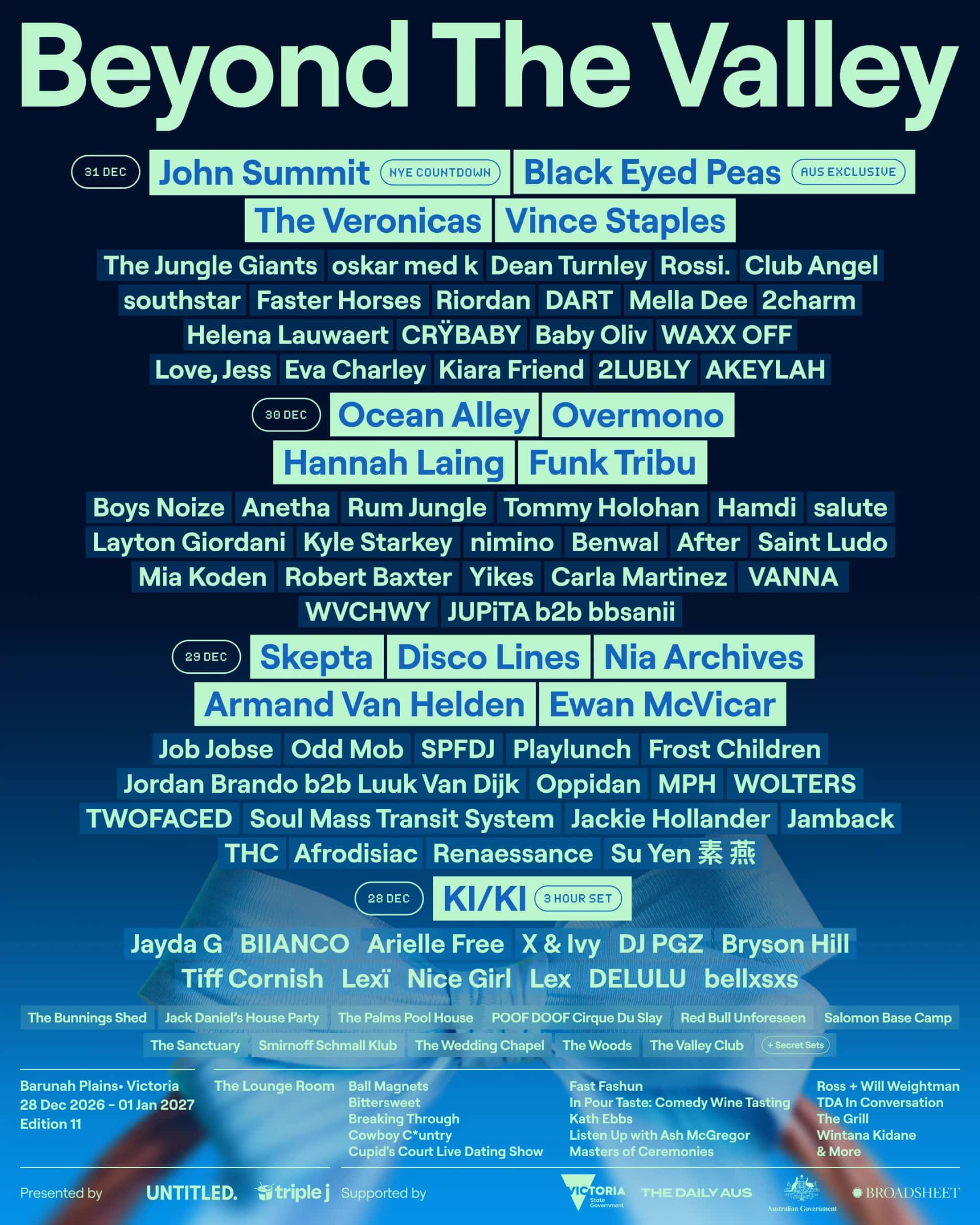 Flyer of Beyond The Valley 2026 - Jueves 31