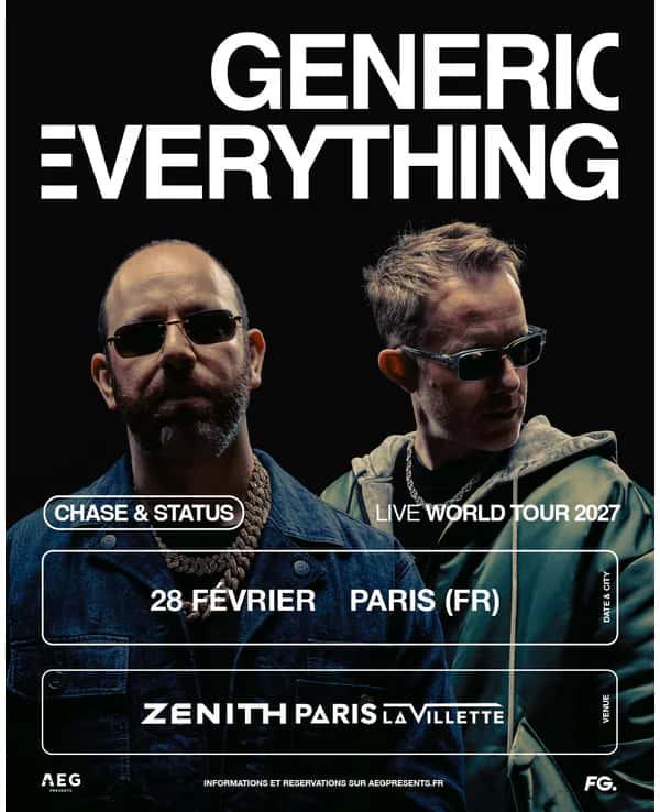 Flyer of Chase & Status París 2027 - Domingo 28