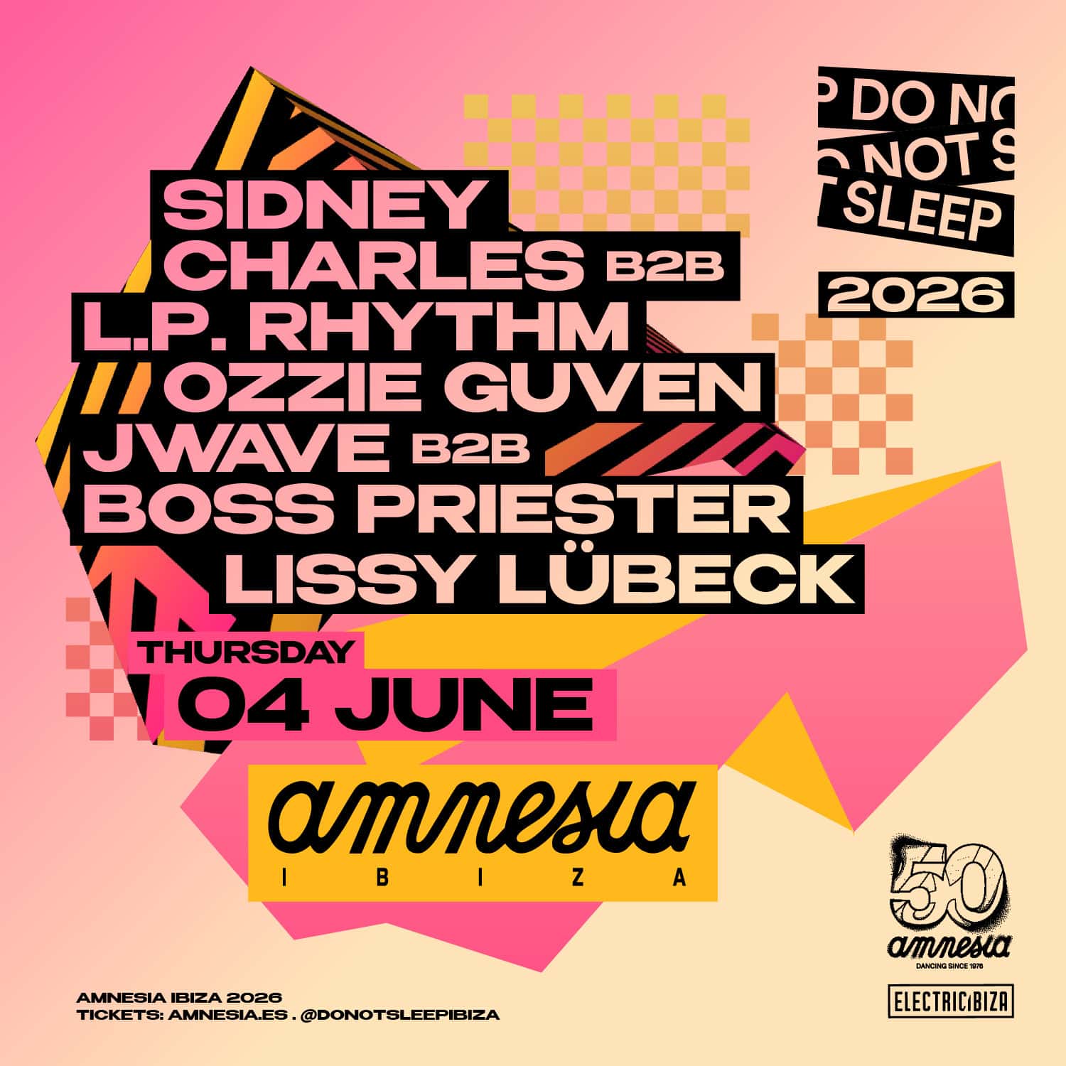 Cartel de Do Not Sleep