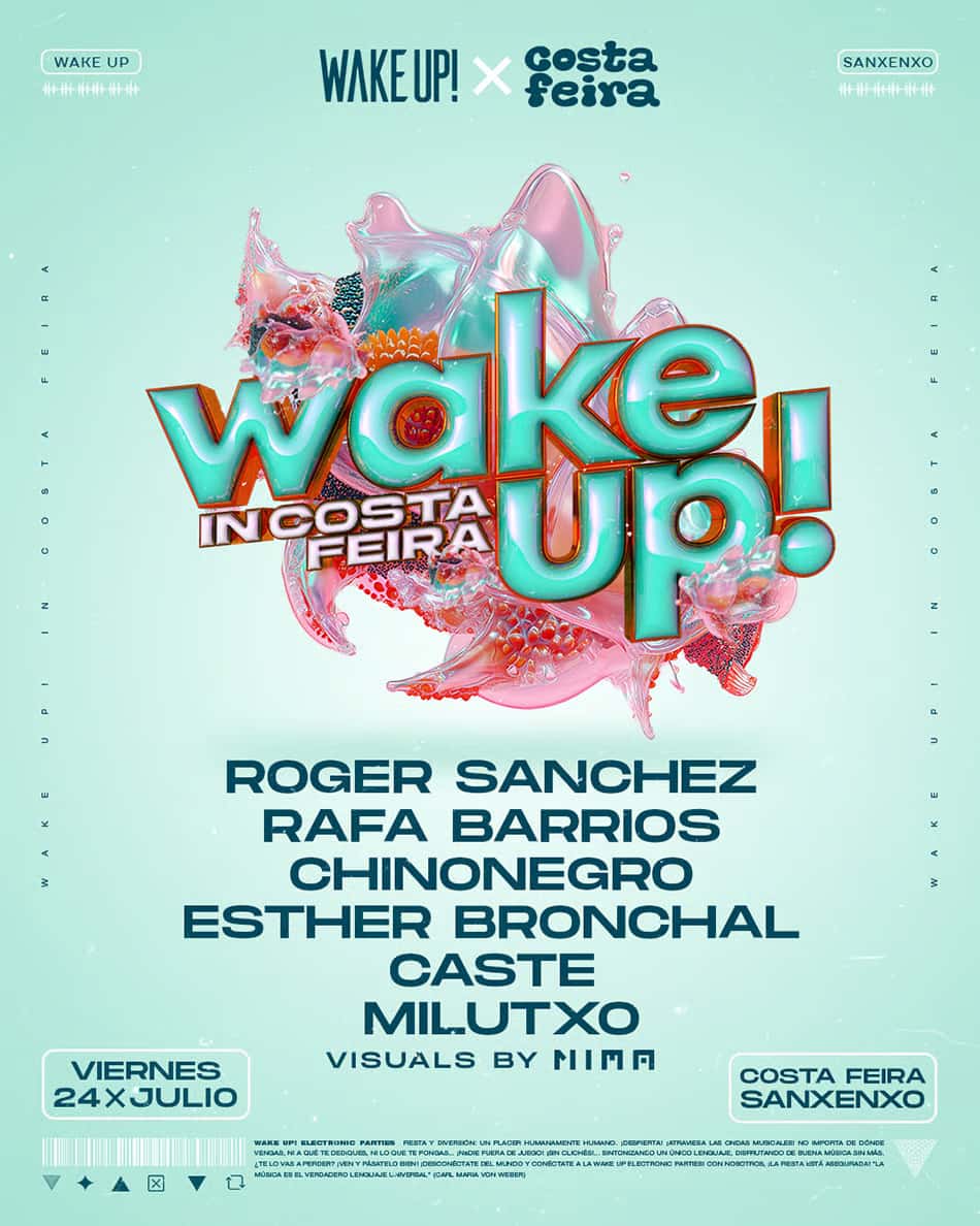 Flyer de WAKE UP x COSTA FEIRA