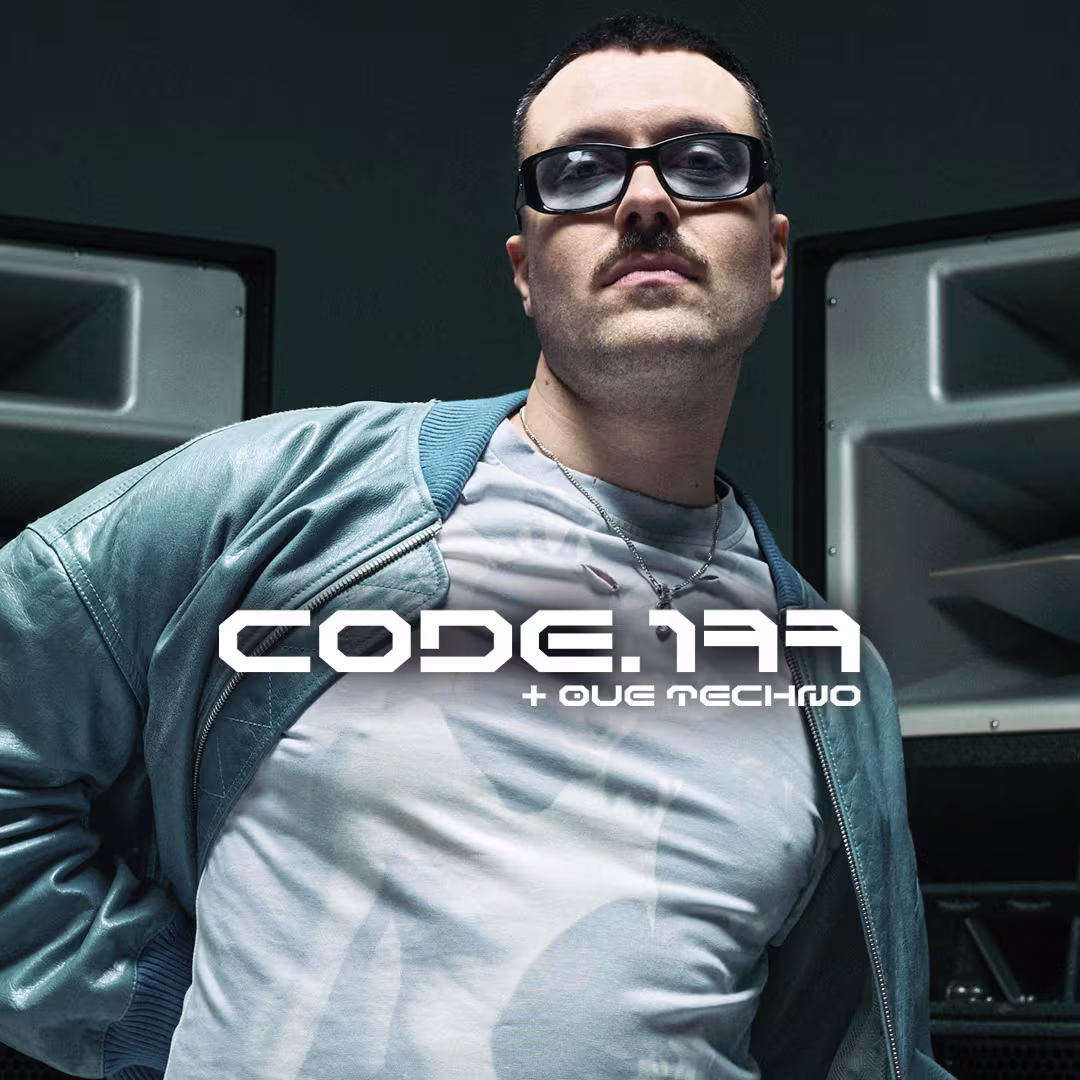 Cartel de CODE 177 con Marlon Hoffstadt y Alerón