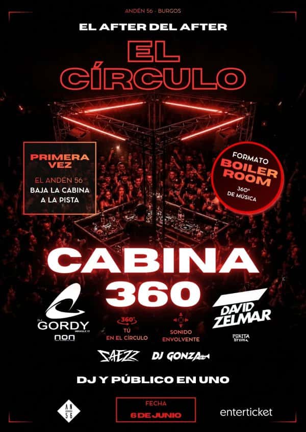 Flyer de El Círculo (el after del after)
