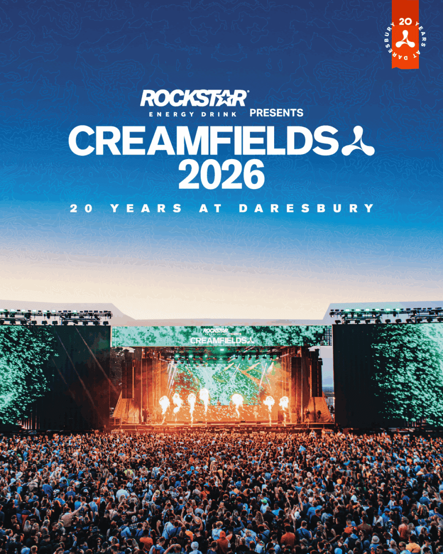 Flyer de Creamfields UK 2026 - Sábado 29