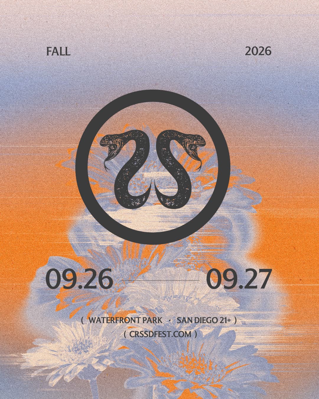 Cartel 2 de CRSSD Festival Fall 2026 - Domingo 27