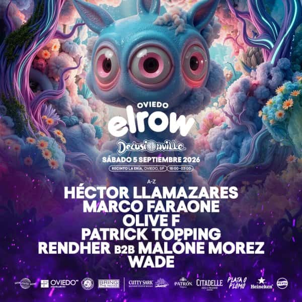 Cartel de elrow Oviedo 2026