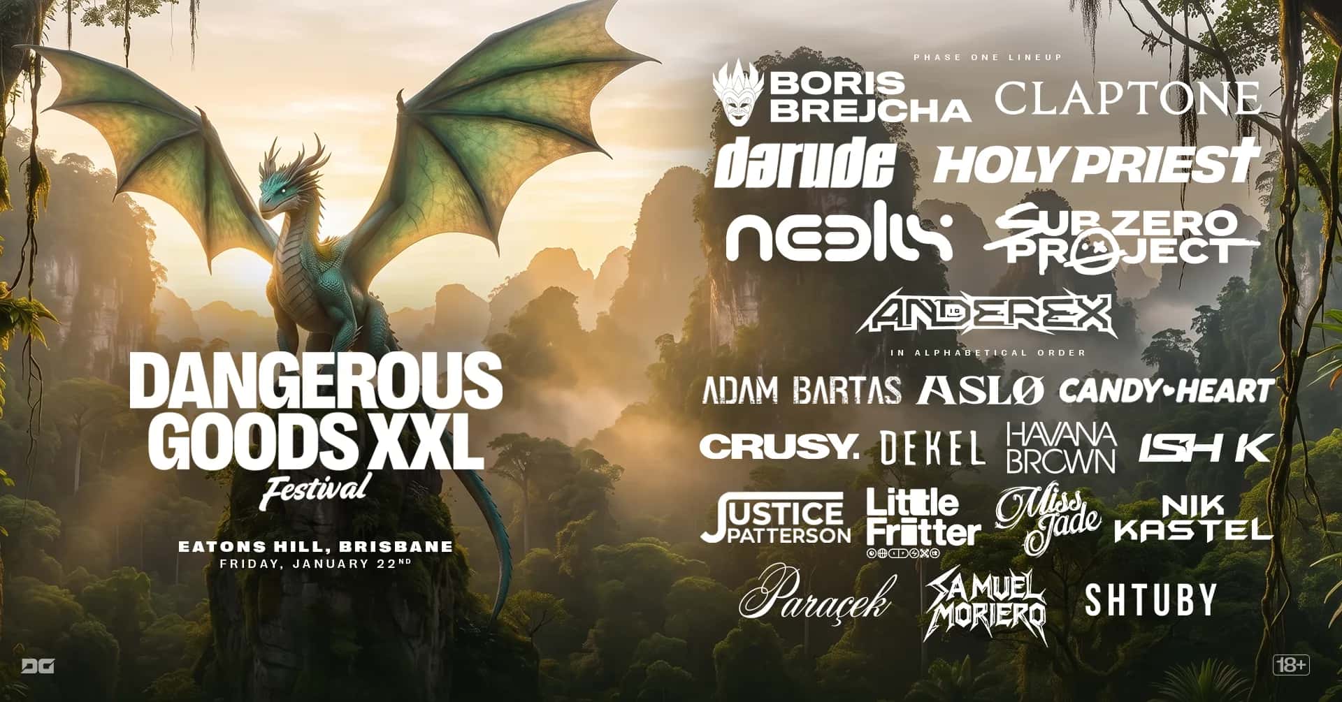 Flyer de Dangerous Goods XXL Brisbane 2027 - Viernes 22