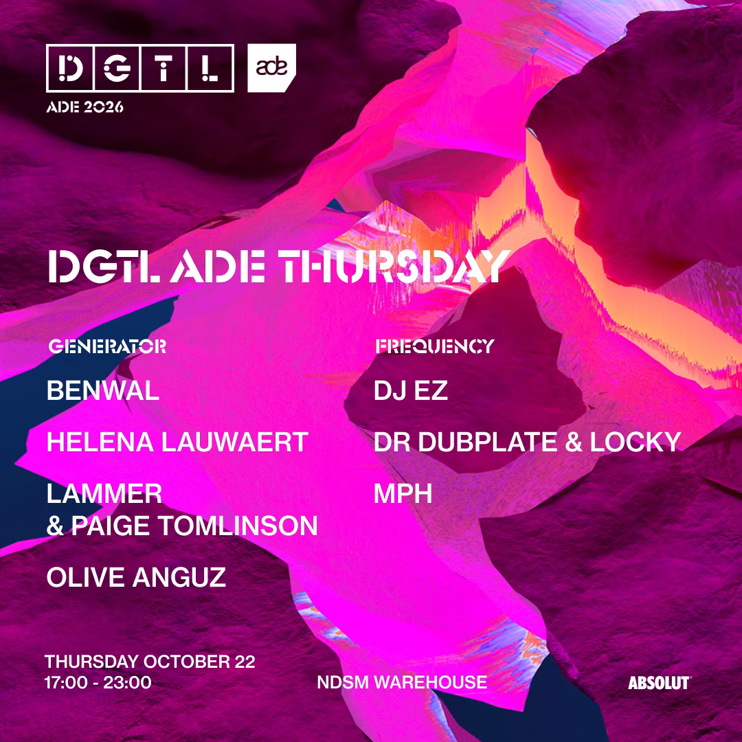 DGTL ADE 2026 - Domingo 25