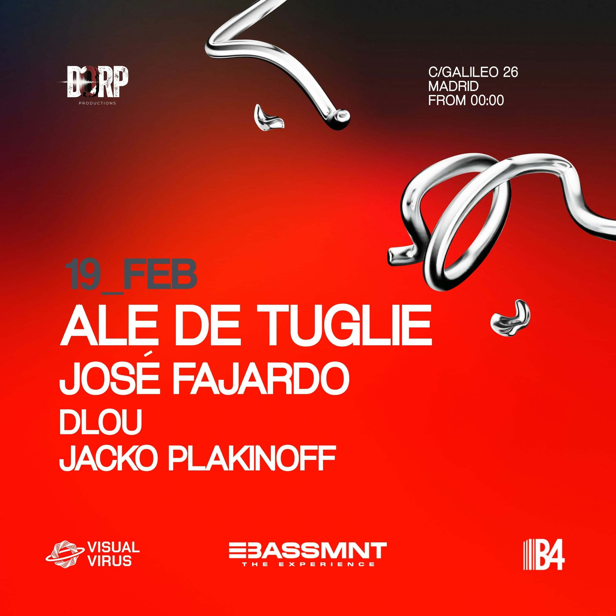 Cartel de DORP Presents ALE DE TUGLIE