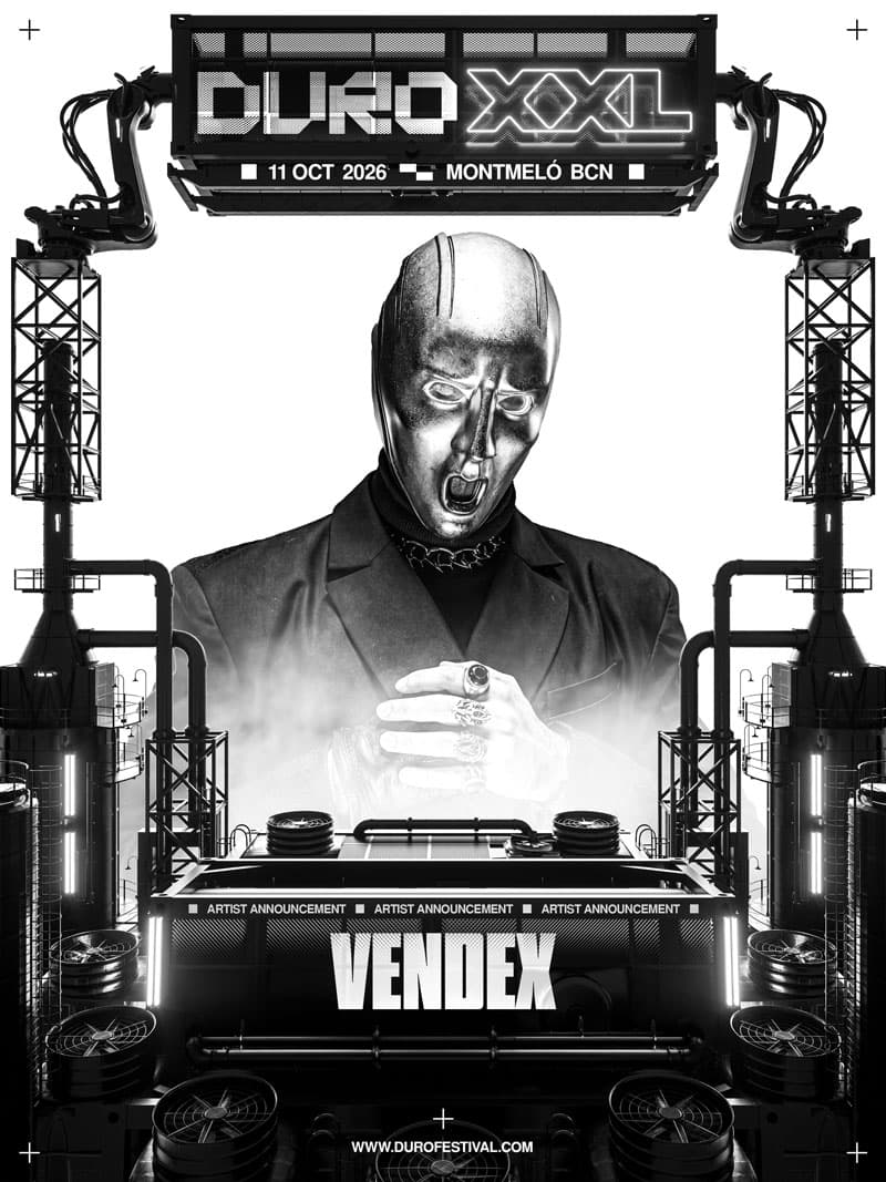 Cartel 3 de Duro Festival XXL Octubre 2026 - Sábado 10