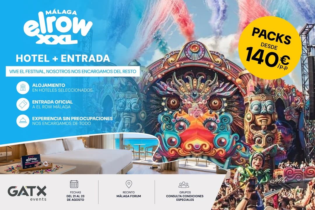 Cartel 2 de elrow Málaga XXL 2026 - Sábado 22