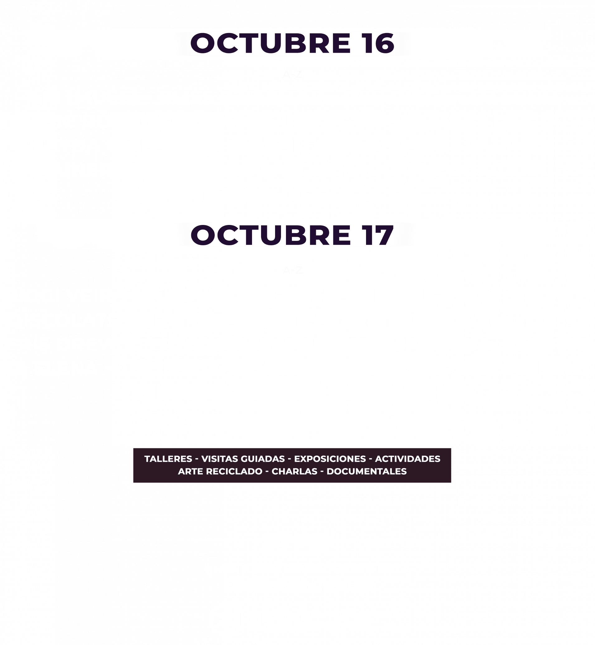 Cartel de Eólica Festival 2026 - Sábado 17