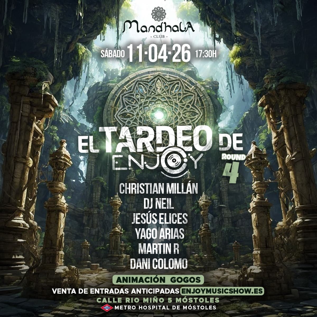 Cartel de Enjoy Round 4