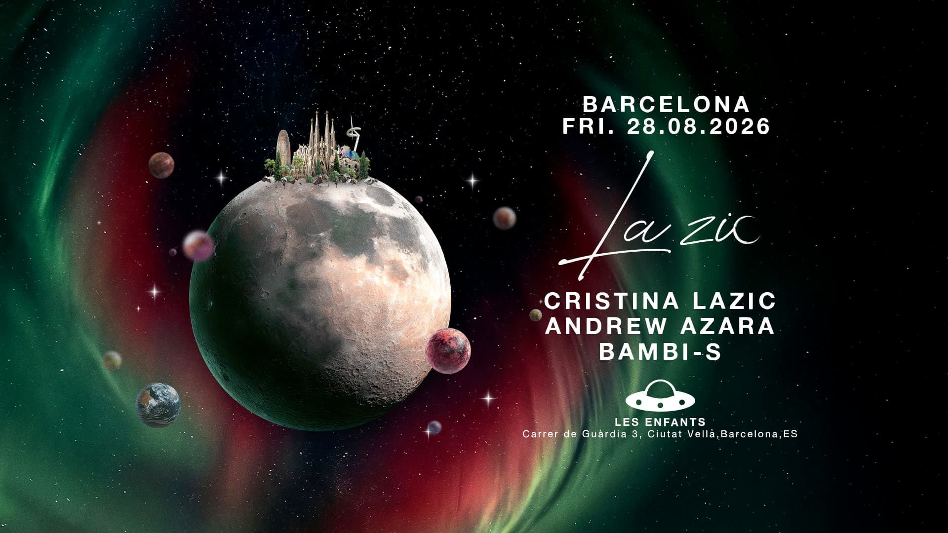 La Zic Showcase pres. Cristina Lazic, Andrew Azara, Bambi-S