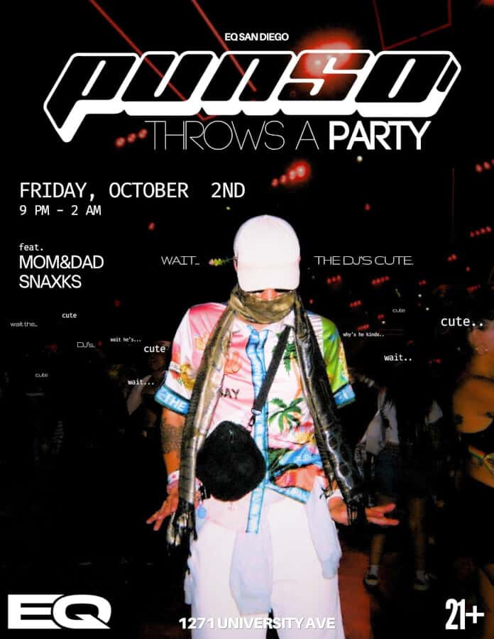 Flyer of 10/2 PUNSO THROWS A PARTY