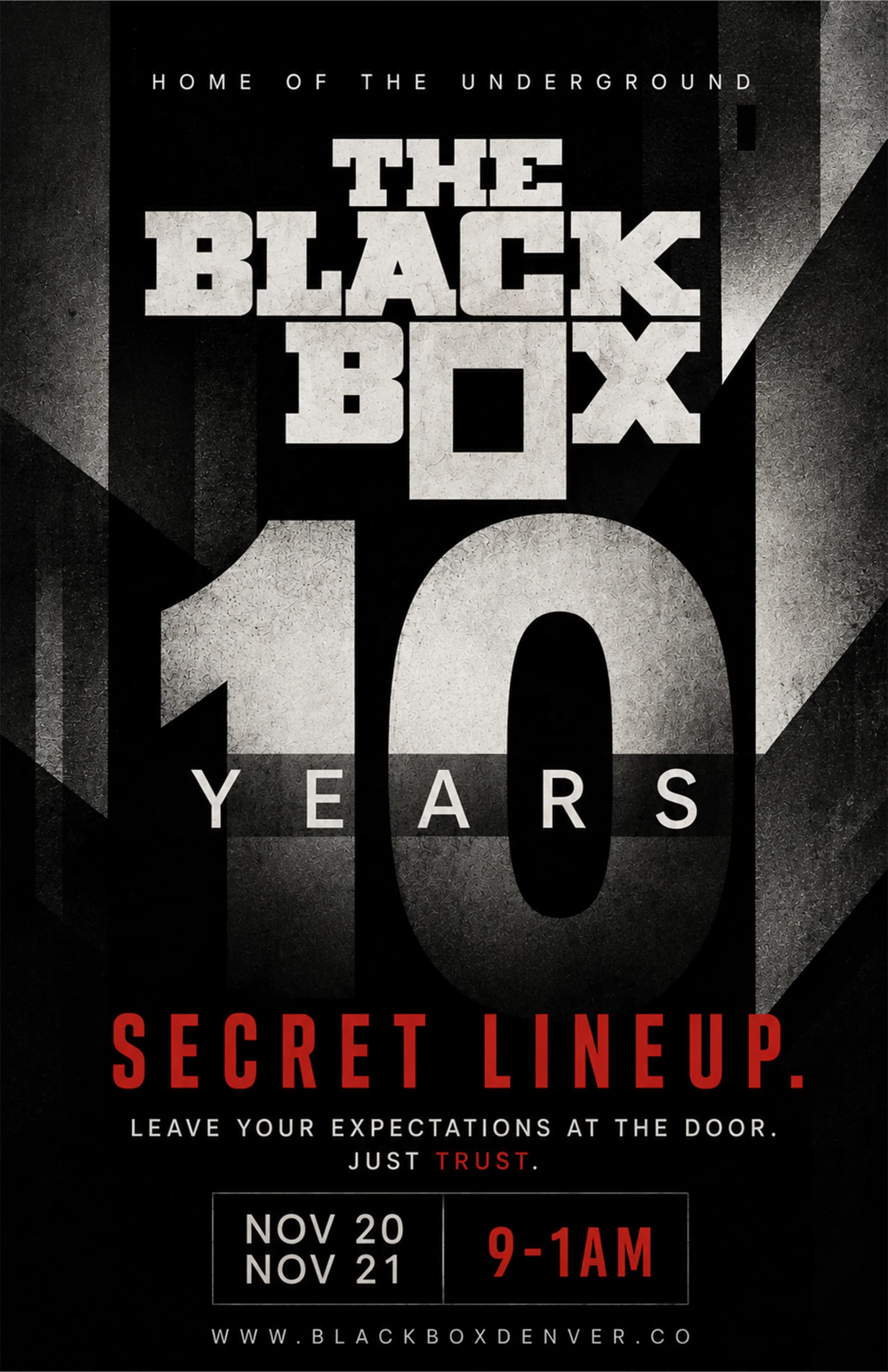 The Black Box 10 Year Anniversary (Night One)