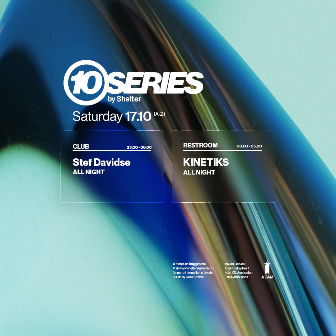 Cartel 1 de 10SERIES by Shelter | Stef Davidse (all night long)