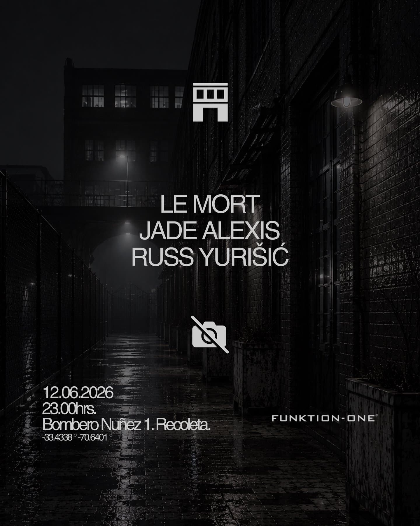 12 de Junio en CLUB 1: Jade Alexis - Le Mort - Russ Yurišić