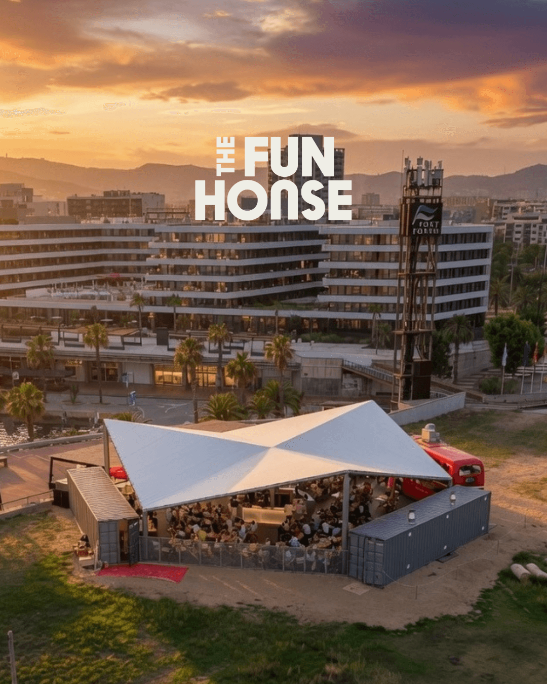 Cartel 1 de The Fun House OPEN AIR SESIONS