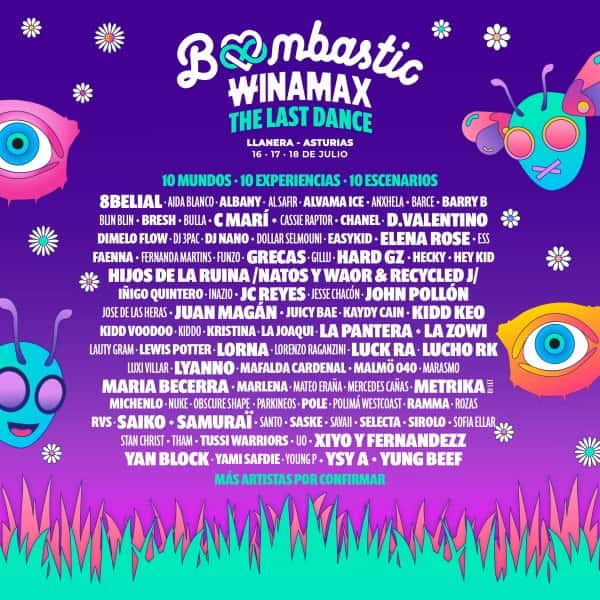 Cartel de Boombastic Asturias - Sábado, 18