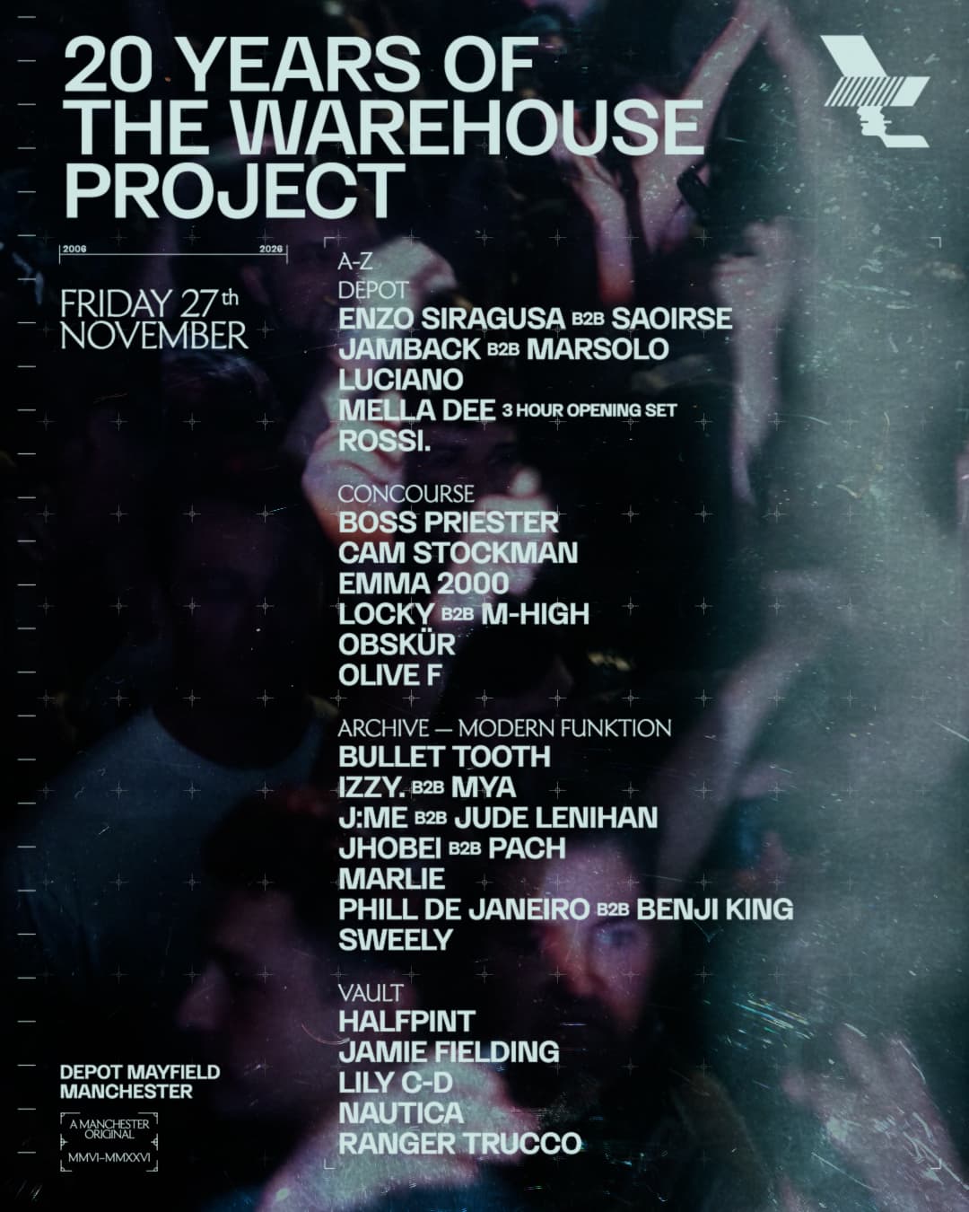 20 YEARS OF THE WAREHOUSE PROJECT