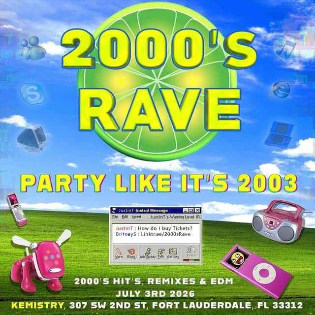 Cartel de 2000's RAVE