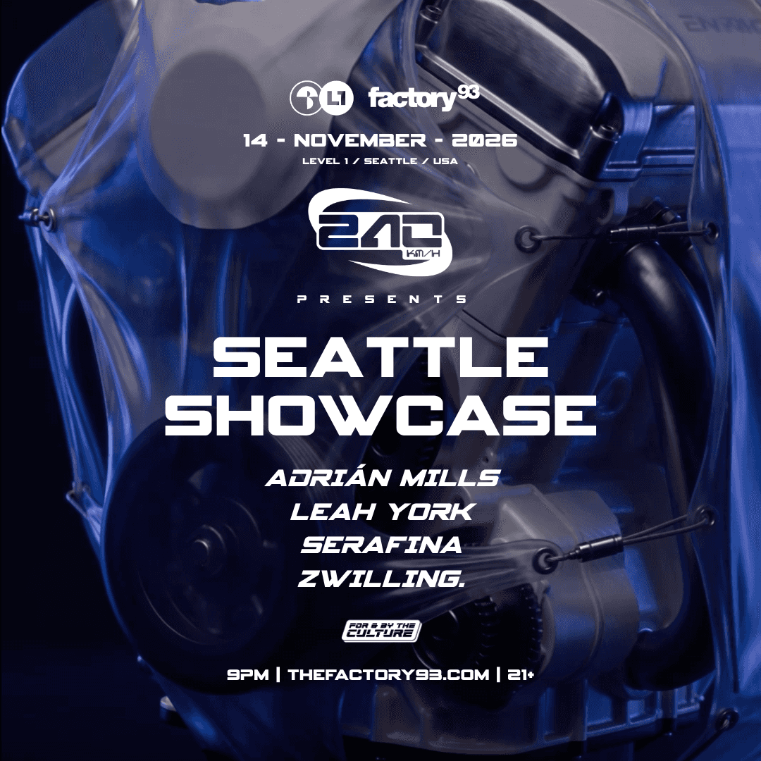 Flyer of 240km/h Seattle Showcase