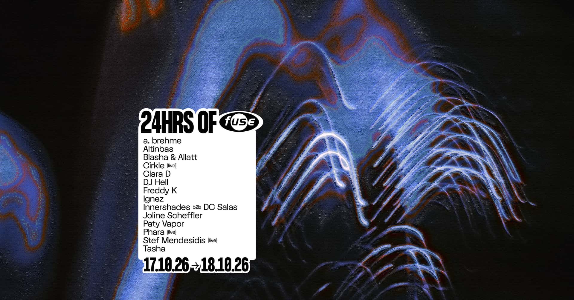 Flyer de 24HRS of Fuse