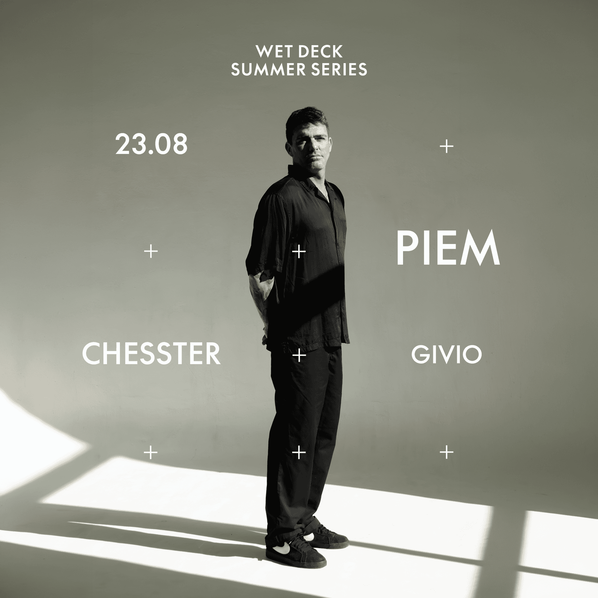 Cartel de WET DECK SUMMER SERIES │ Piem - Chesster - GIVIO