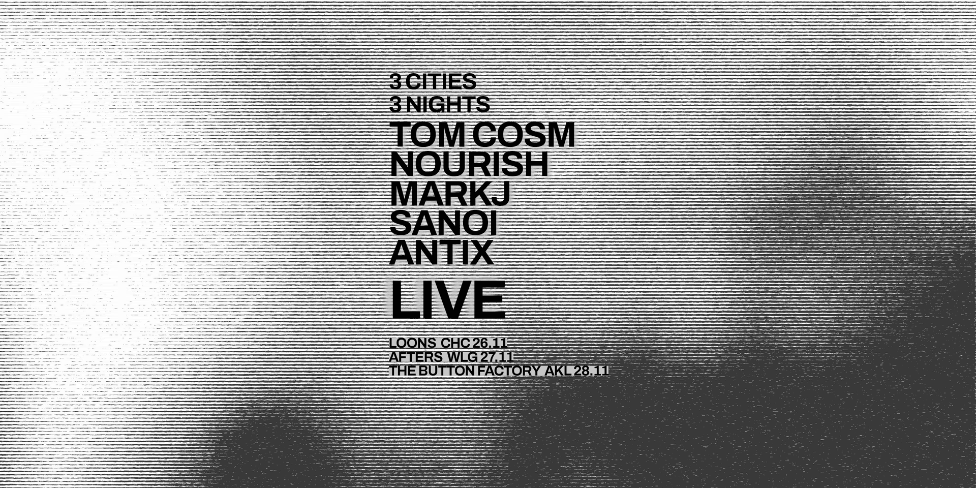 3 cities, 3 nights. WLG
