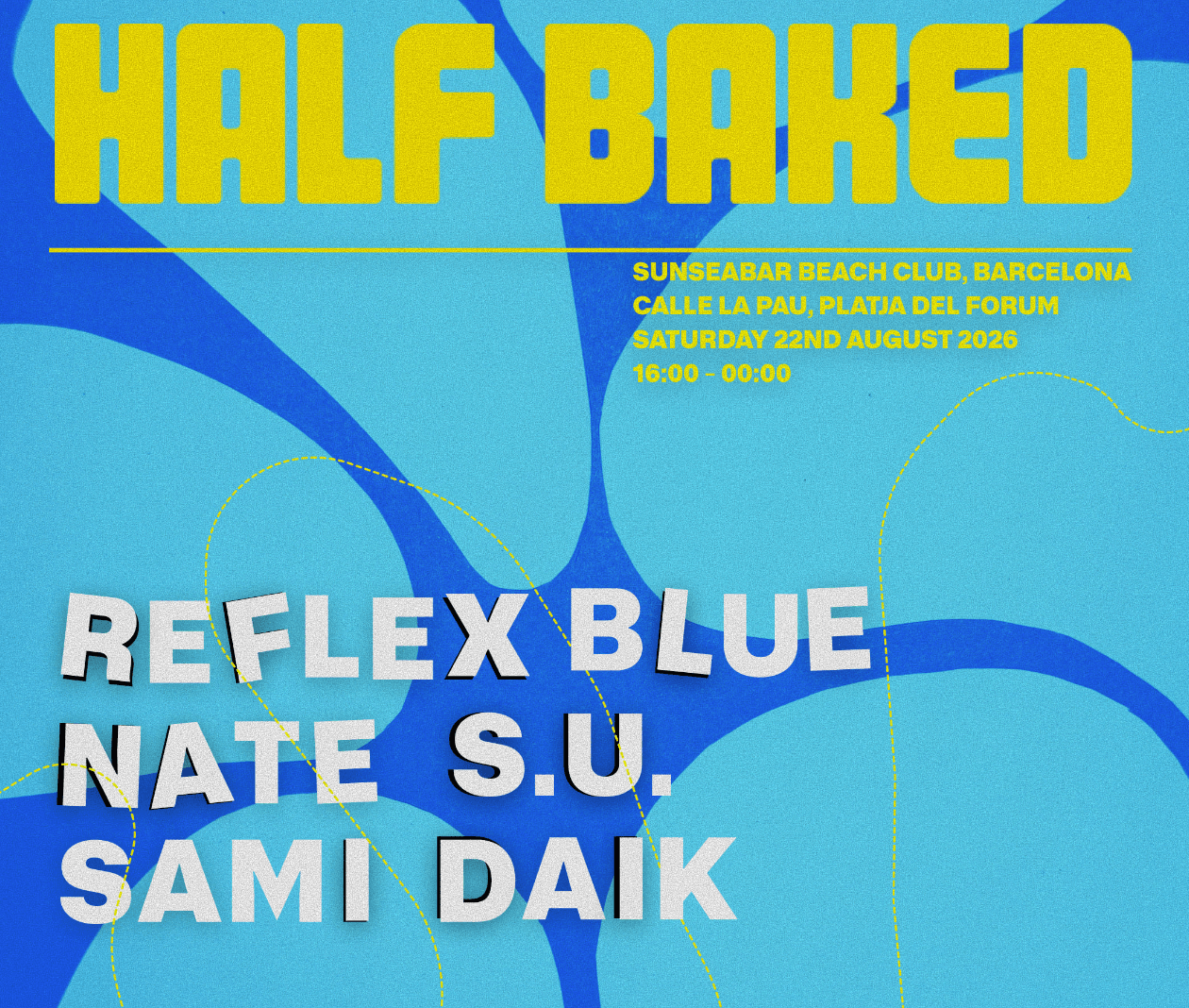 FREE OPEN AIR BEACH PARTY - Half Baked x Les Enfants