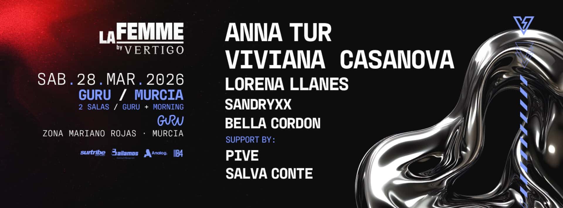 Flyer de La Femme by Vertigo
