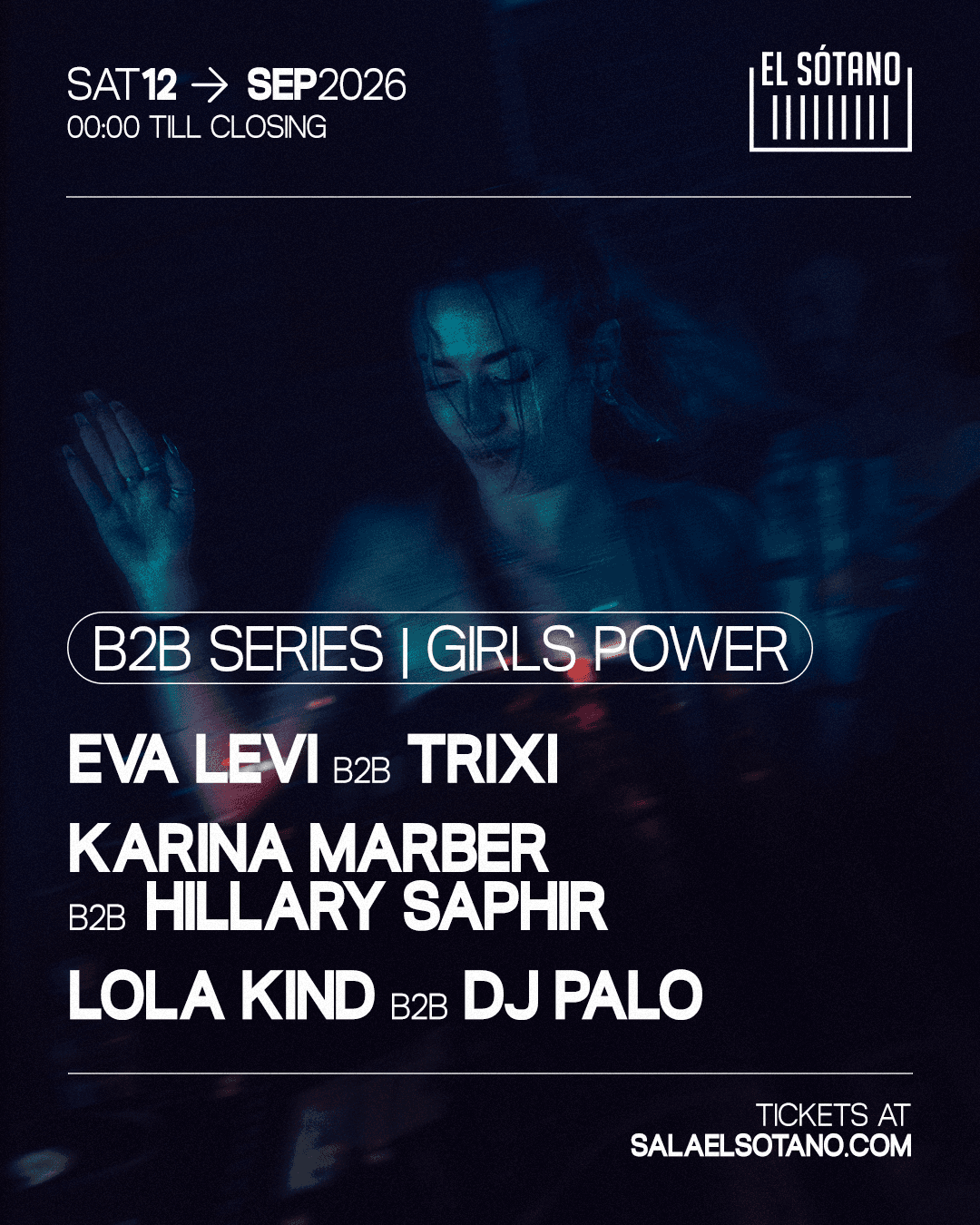 B2B SERIES: Eva Levy, Tixxi, Karina Marber, Hillary Saphir, LOLA KiND, DJ Palo