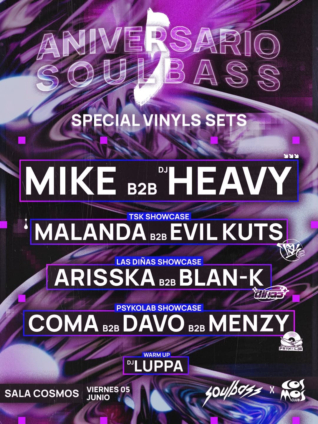 5º Aniversario Soulbass at COSMOS CLUB