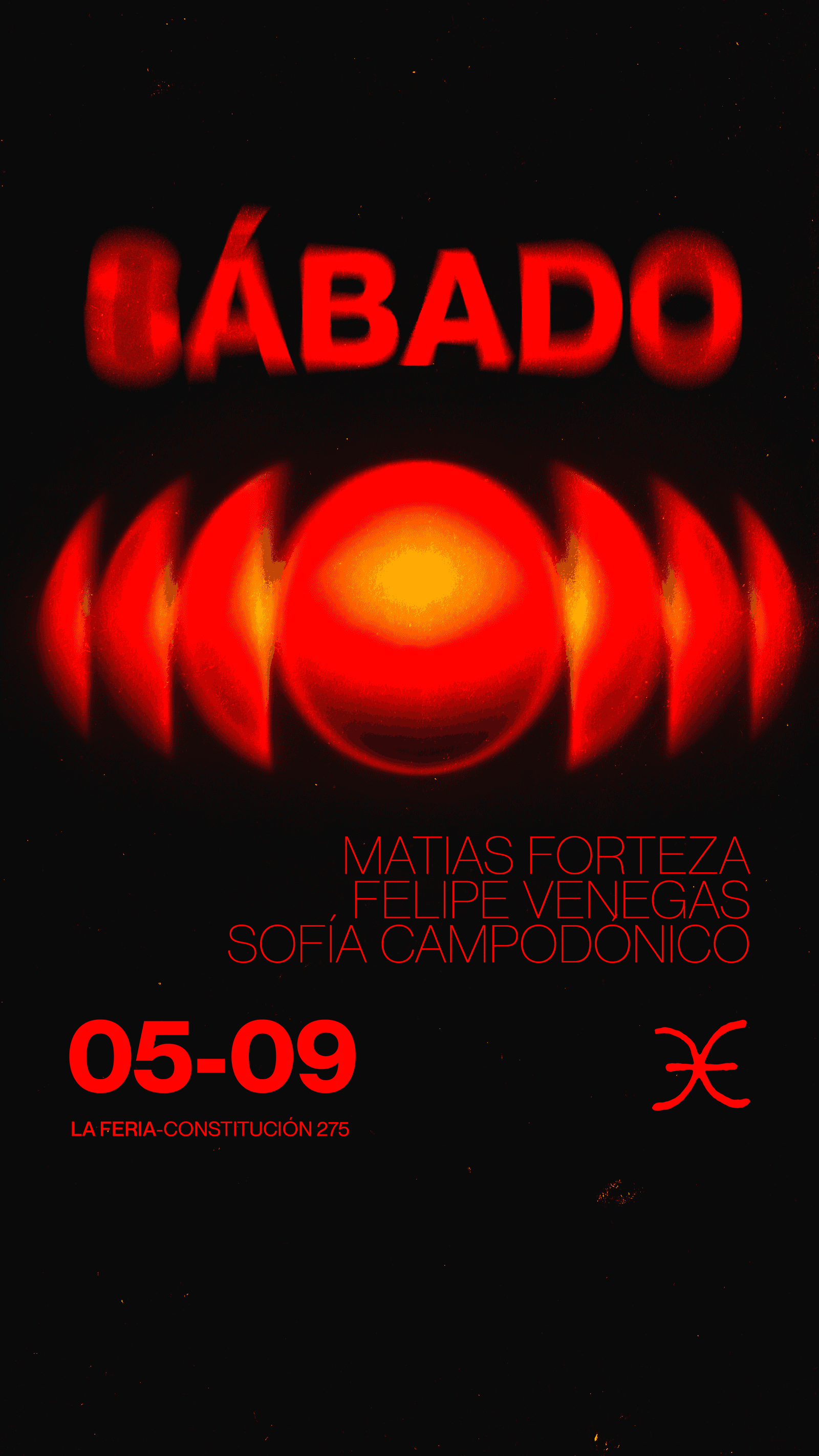 Cartel de SÁBADO 5