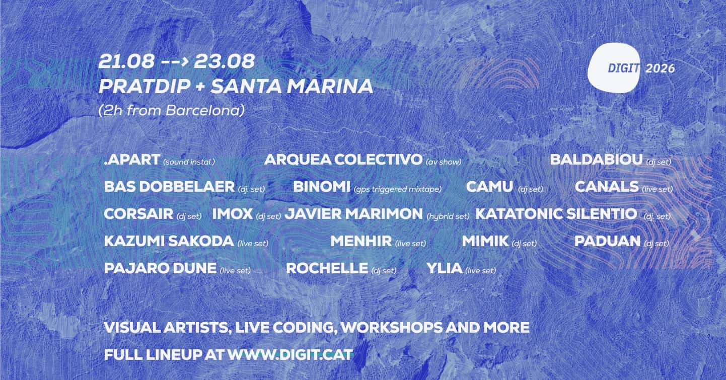 Flyer of DIGIT 2026 - Katatonic Silentio, Bas Dobbelaer, Javier Marimon, Ylia & More