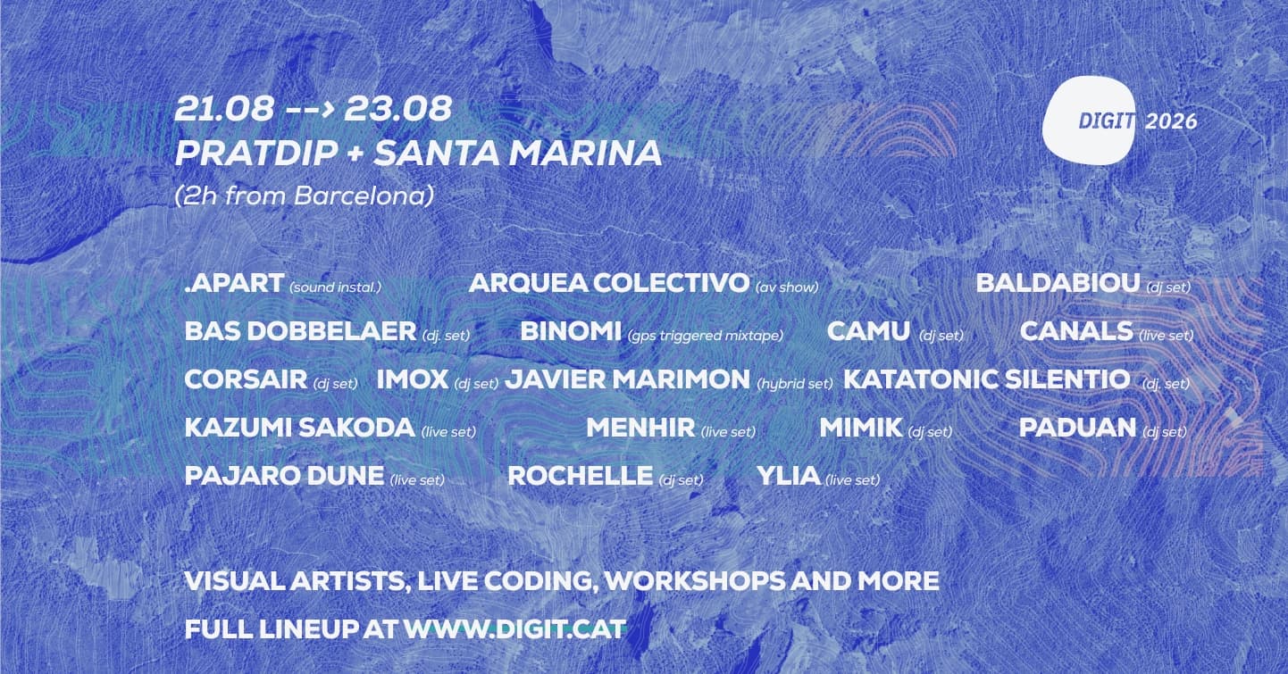DIGIT 2026 - Katatonic Silentio, Bas Dobbelaer, Javier Marimon, Ylia & More