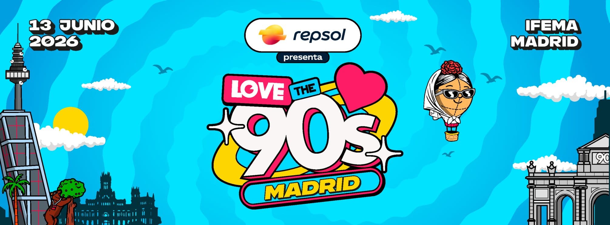 Cartel de Love the 90s
