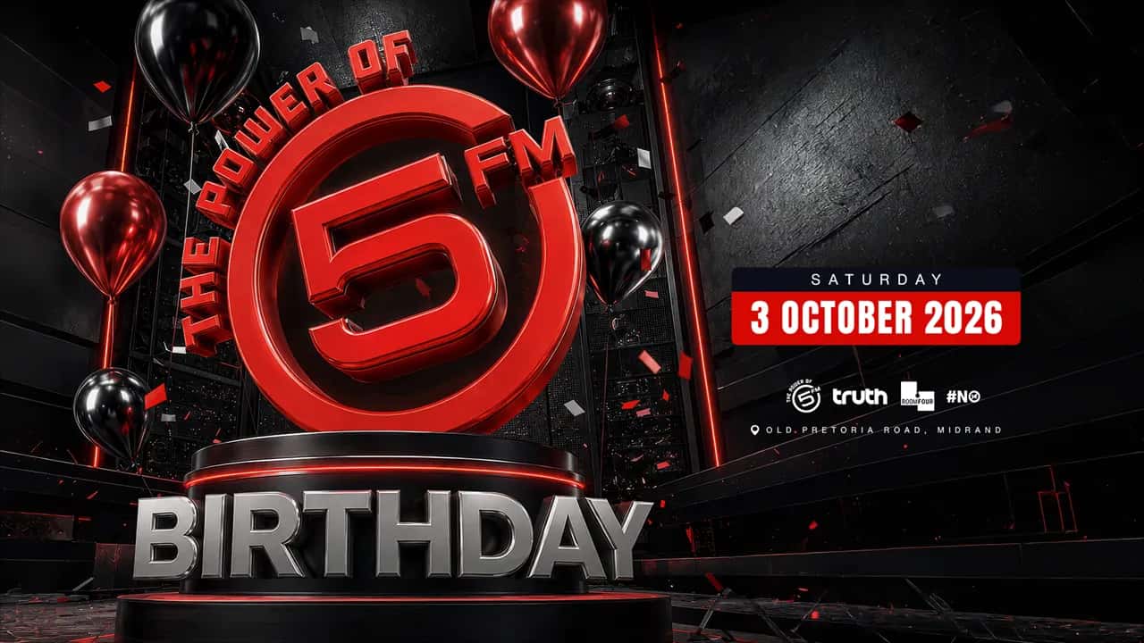 Flyer of 5FM Birthday: Born To Be True